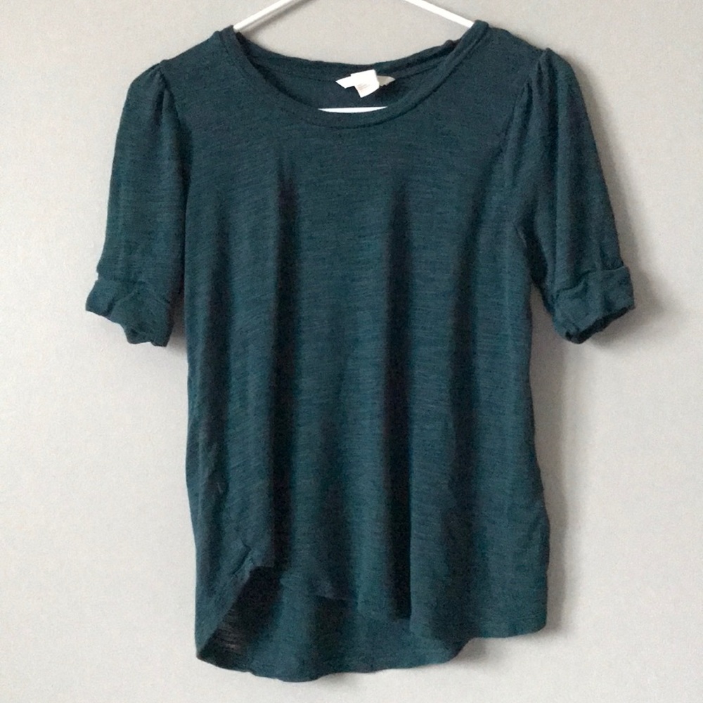 H&M Aqua T-Shirt